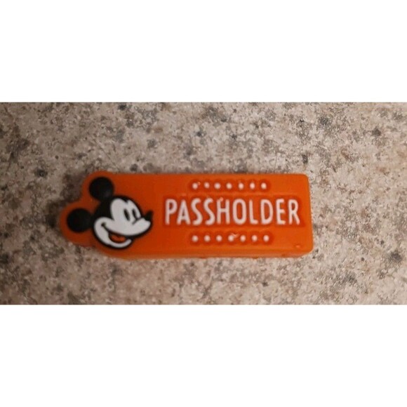 Disney Parks Annual Passholder Orange Magicband Slider MickeyMouse Discontinued - Picture 1 of 2